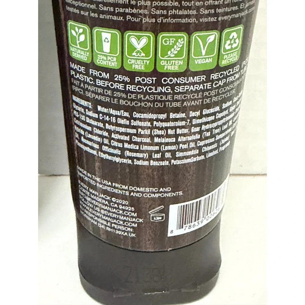 Every Man Jack‎ Cedarwood 2-in-1 Daily Shampoo + Conditioner 8oz Set of 2